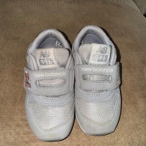 New Balance Gray Sneakers with Velcro Straps